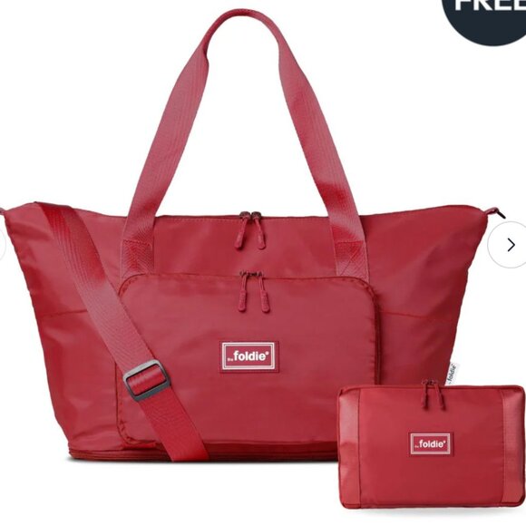 Red Foldie Travel Bag - Brand New! - Picture 1 of 5